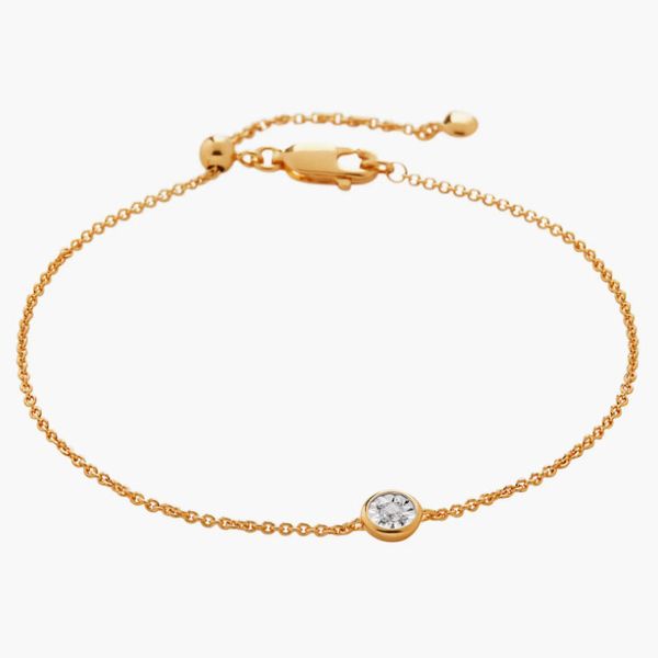 Monica Vinader Essential Diamond Bracelet