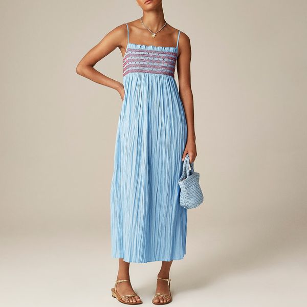 J.Crew Catania Crinkled Dress