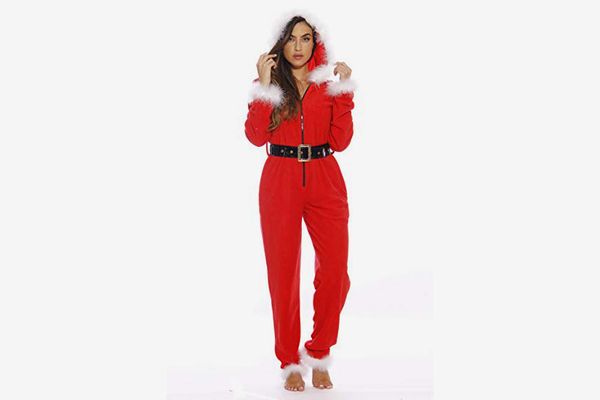 Just Love Holiday Sexy Santa Adult Onesie Pajamas