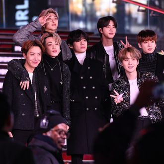 V, Jungkook, Jimin, RM and Suga of BTS is seen upon departure at News  Photo - Getty Images