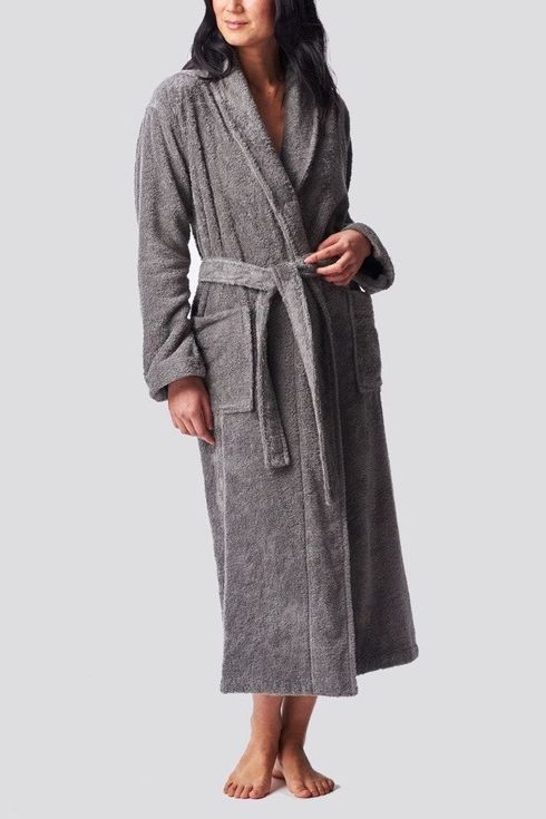 Boohoo Synthetic Hooded Dressing Gown in Forest Womens Clothing Nightwear and sleepwear Robes - Save 30% Green robe dresses and bathrobes 
