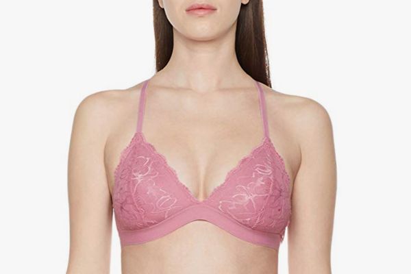 pink triangle bra