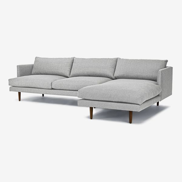 Article Burrard 112” Right Sectional - Seasalt Gray