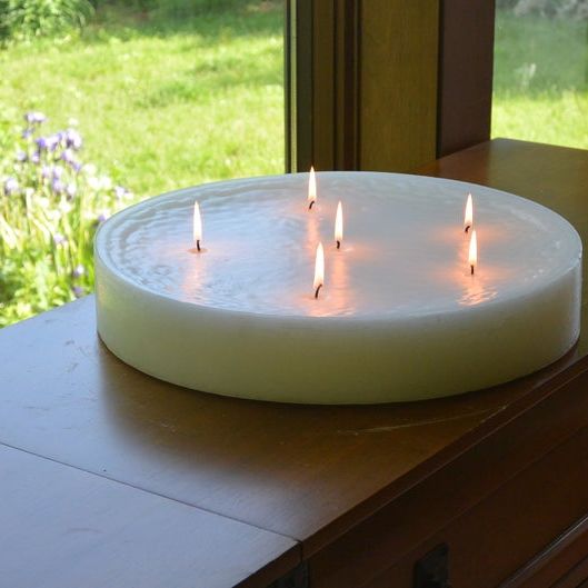 Mystic Glo Candle Custom Hand-Poured 15-Inch Round Candle