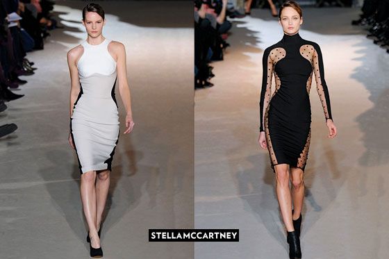 Stella mccartney shop illusion dress