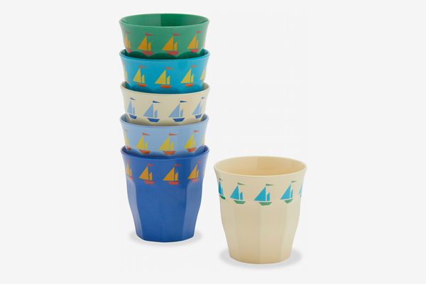 Drew Barrymore Flower Kids Sailboats Cup, 6 Pack