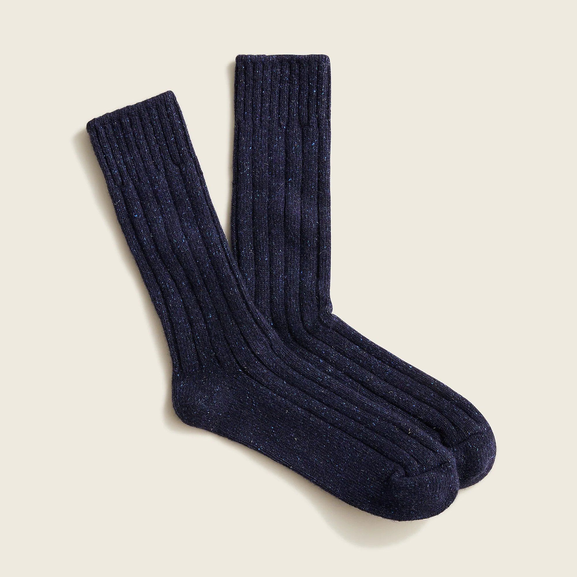 Thermal Insulated Men Prime Merino Wool Socks 4 Pack Blue Winter Ultimate Socks 