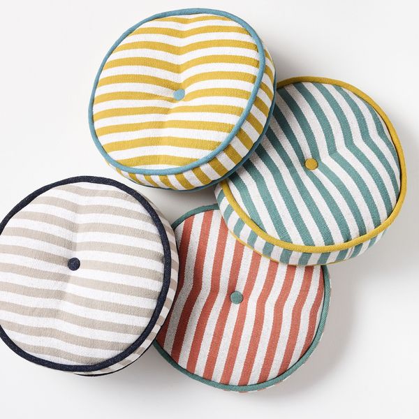 West Elm Pop Stripe Indoor/Outdoor Round Pillow