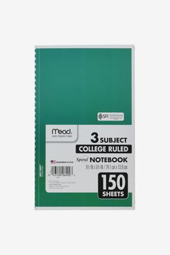 Mead Spiral Notebook 3 Subject