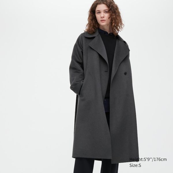 Uniqlo Wool-Blend Long Coat