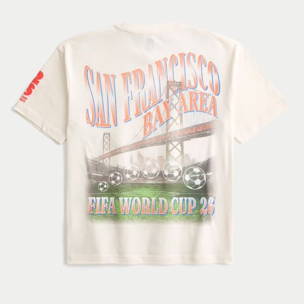 Hollister FIFA World Cup 2026 San Francisco Bay Area Graphic Tee