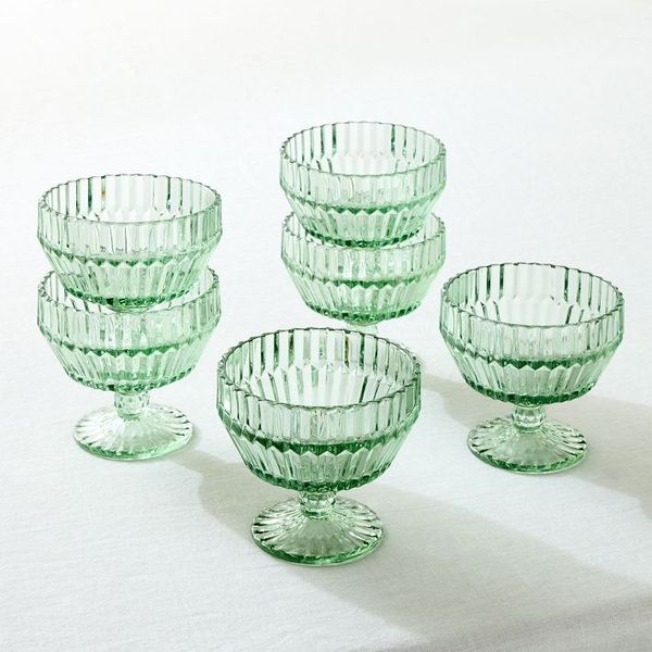 West Elm Archie Glass Coupes