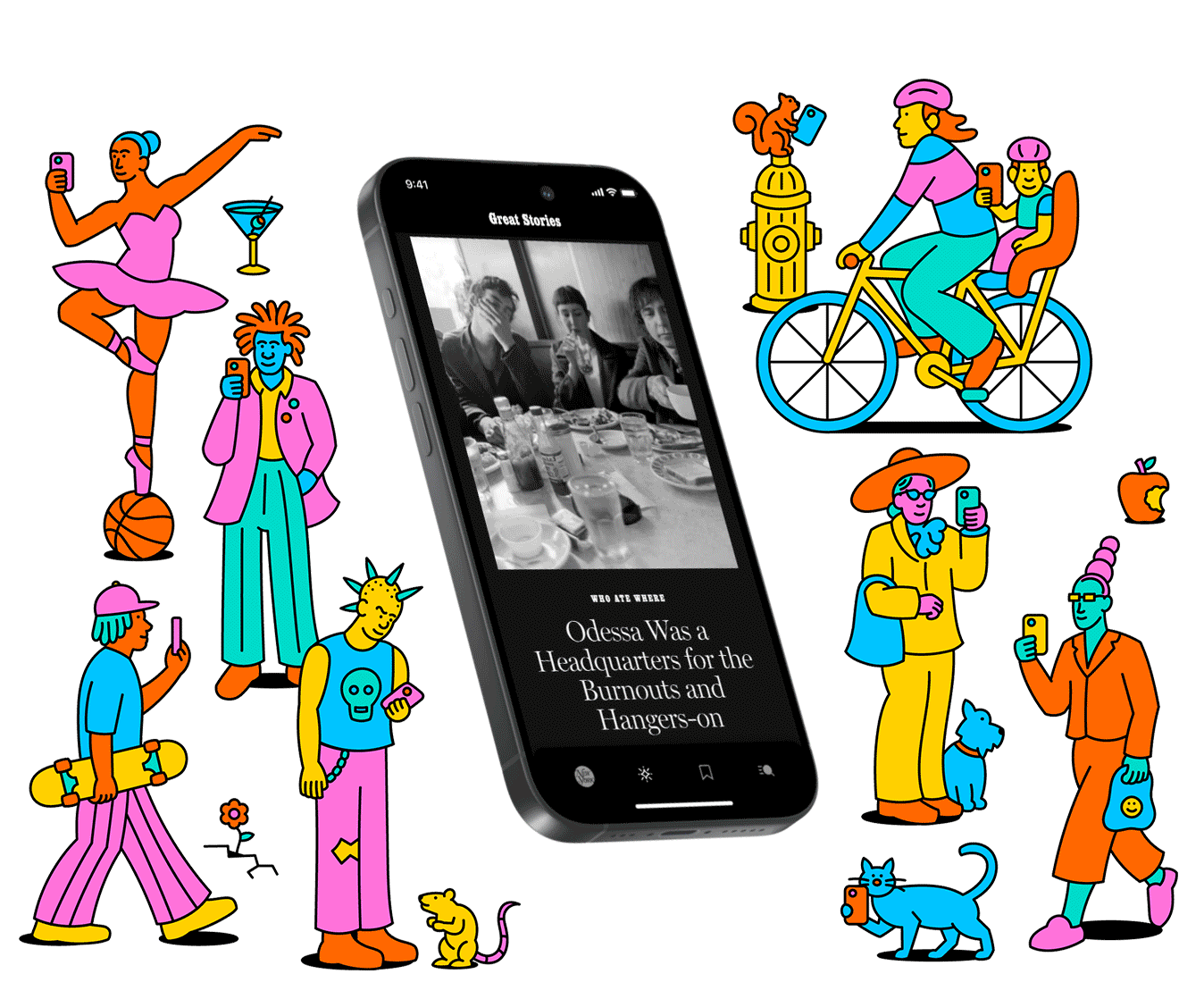 App marketing page cover