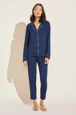 Eberjey Gisele Tuxedo Slim PJ Set