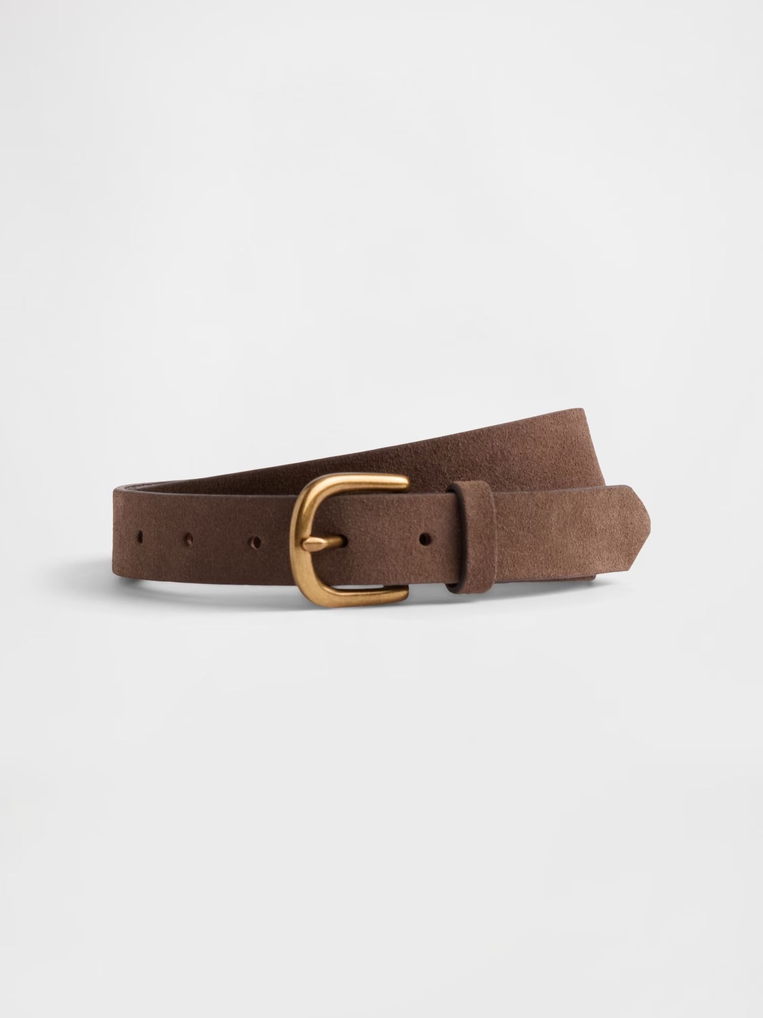 WORTH NEW YORK Brown Belt Rootbeer Suede Contrast Bead Tie Boho 2 x 31 Small NWT My Hunt for the Perfect Brown Suede Belt | The Strategist main image 3