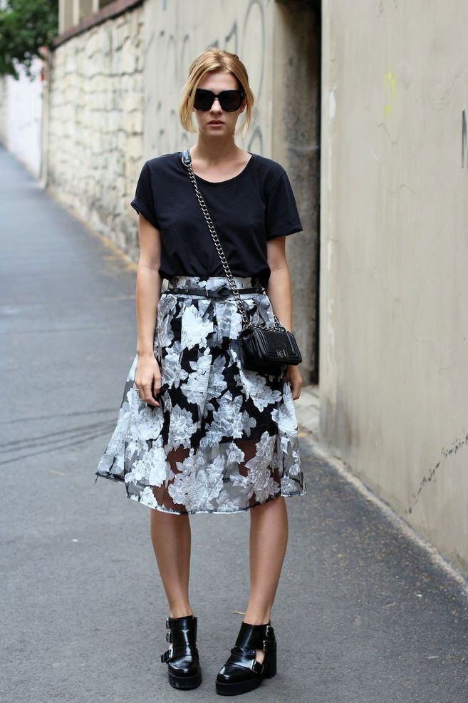 22 Ways to Wear Fun, Graphic Skirts This Summer