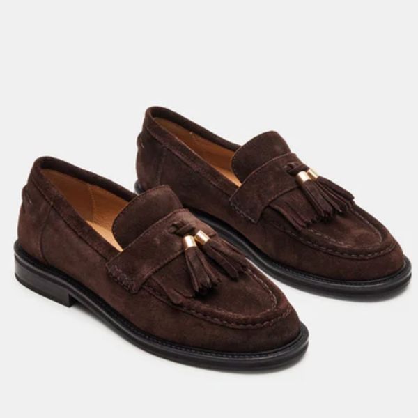 Steve Madden Radcliff Chocholate Brown Suede Loafers