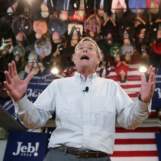 Jeb Bush Holds Town Hall In New Hampshire