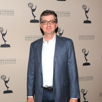 Writer Greg Daniels arrives at the Academy of Television Arts & Scienes' Writers Peet Group Emmy Celebration at the Academy of Arts and Television Sciences on August 24, 2010 in North Hollywood, California.