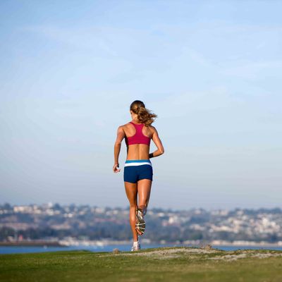 Running Really Sucks Sportsbra - Ladies Champion White Sports Bra