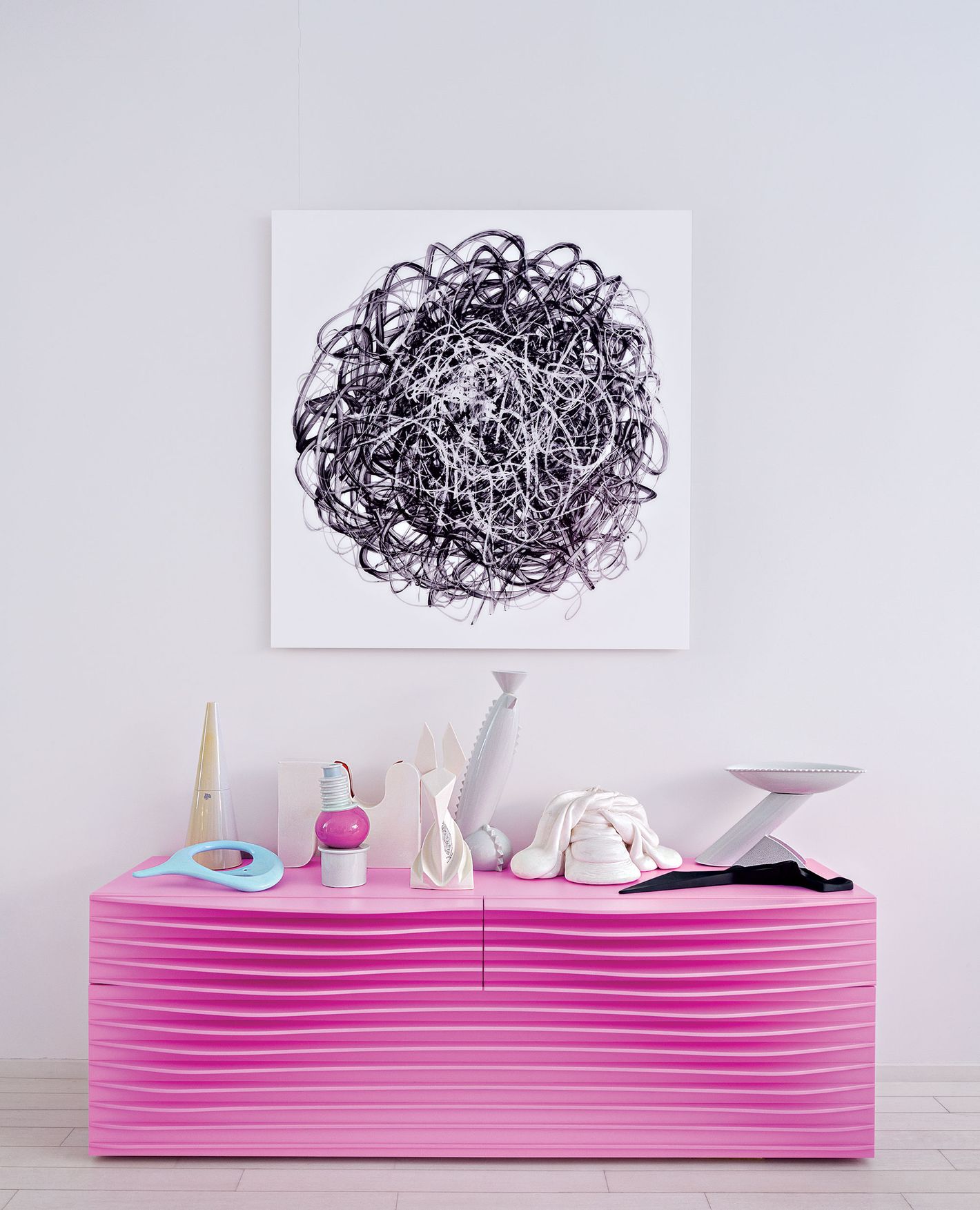 Inside Designer Karim Rashid's Rose-Tinted Hell's Kitchen Home