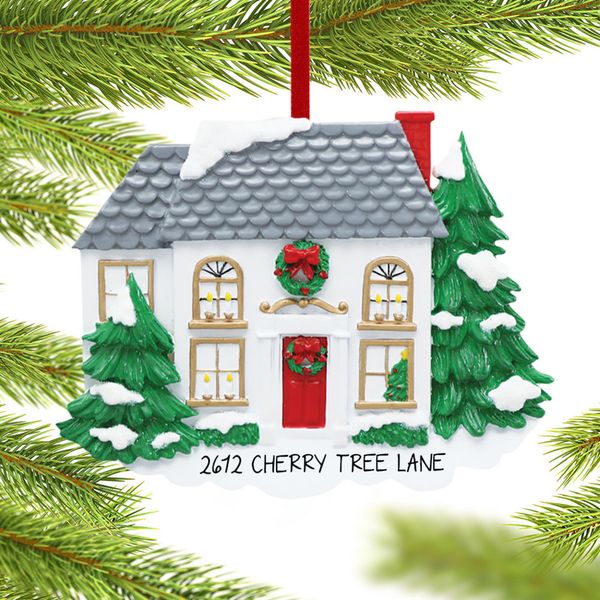 Ornament Shop Personalized House Christmas Ornament