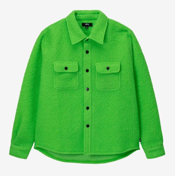 Stüssy Casentino Wool CPO Shirt - Lime