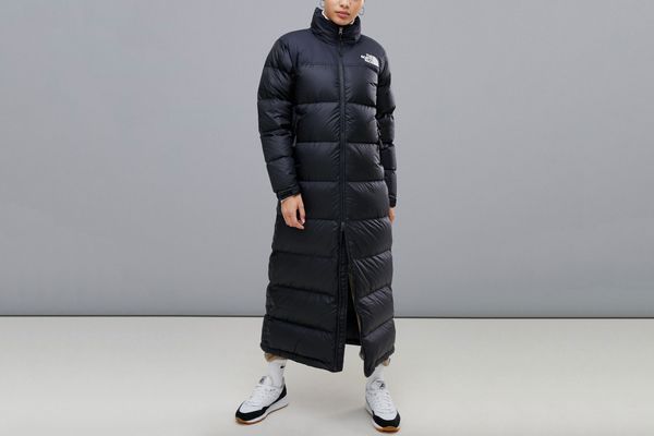 The North Face Womens Nuptse Duster in Black