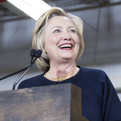 Democratic Presidential Candidate Hillary Clinton Campaigns In Cleveland, Ohio