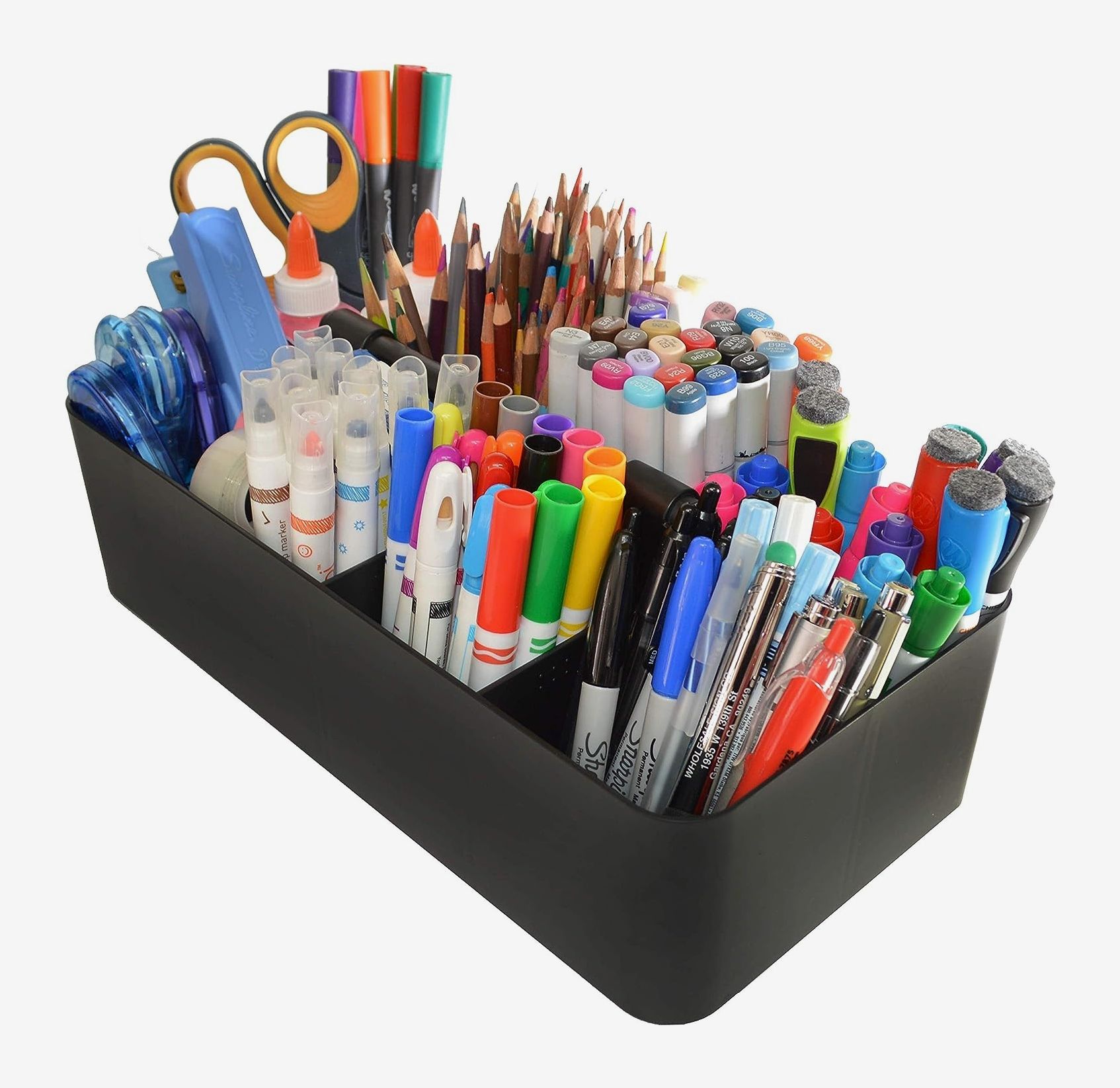 Colorations Marker Caddy & Stand, Art Supplies, Wire Marker Organizer,  Portable