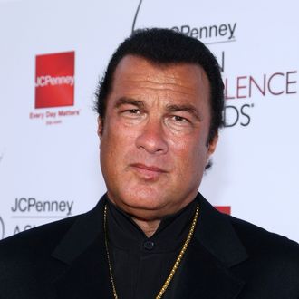 LOS ANGELES, CA - APRIL 23: Actor Steven Seagal arrives at the 2008 JCPenney Asian Excellence Awards on April 23, 2008 in Los Angeles, California. (Photo by Alberto E. Rodriguez/Getty Images)