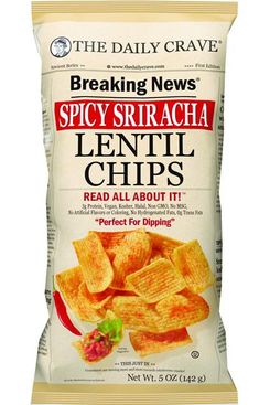 The Daily Crave Spicy Sriracha Lentil Chips