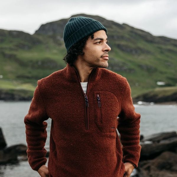 Finisterre Men's Portell Wool 1/4 Zip Fleece