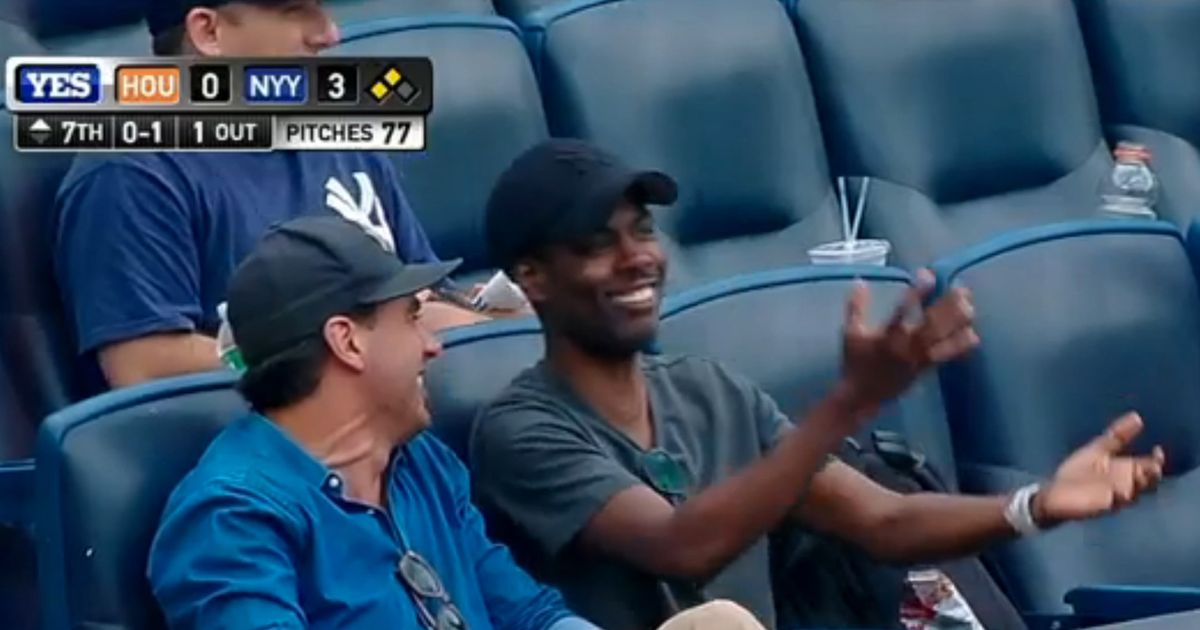 Chris Rock Almost Catches a Foul Ball, Then Gives It to a Kid