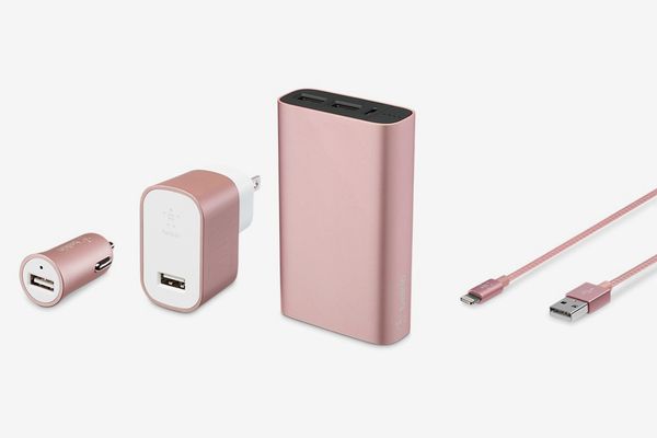 Belkin ColorMatch Charge Kit + Cable, Rose Gold