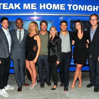 Show creator David Caspe, actors Daman Wayans Jr., Eliza Coupe, Zachary Knighton, Elisha Cuthbert, Adam Pally, Casey Wilson and executive producer Jonathan Groff attend The Paley Center for Media's An Evening with 