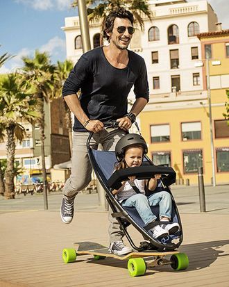 The Longboardstroller Is the Invention of Hot Dad Dreams