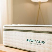 Avocado Green Mattress With Attached Pillow Top - Queen