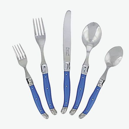 Laguiole by French Home 20-Piece Flatware Set in French Blue
