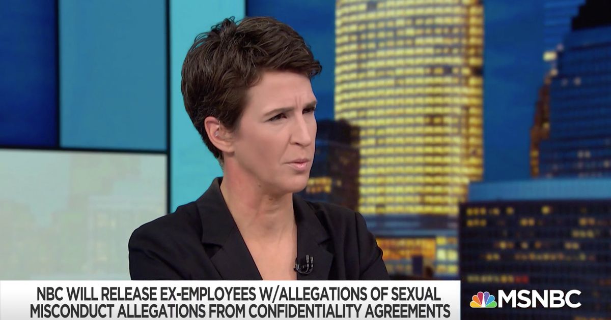 Maddow Calls Out Nbc Over Weinstein Nbc Releases Ndas