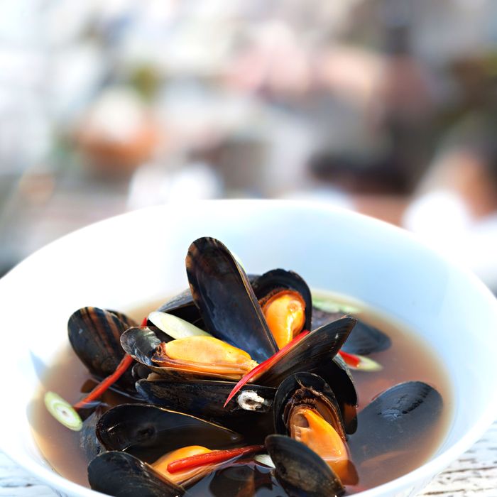 Mussels give you strength.