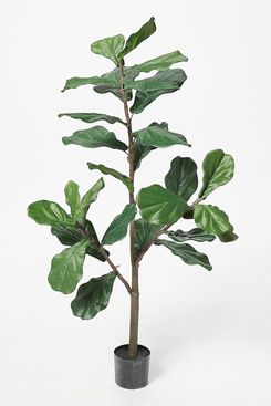 4' Faux Fiddle Leaf Tree in Starter Pot by Valerie
