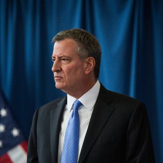 New York City Mayor Bill DeBlasio