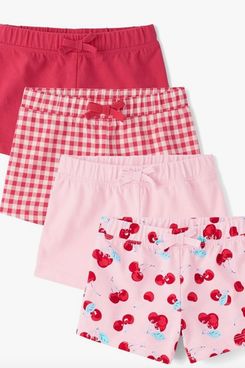 The Children’s Place Baby Girls’ and Toddler Assorted Knit Shorts