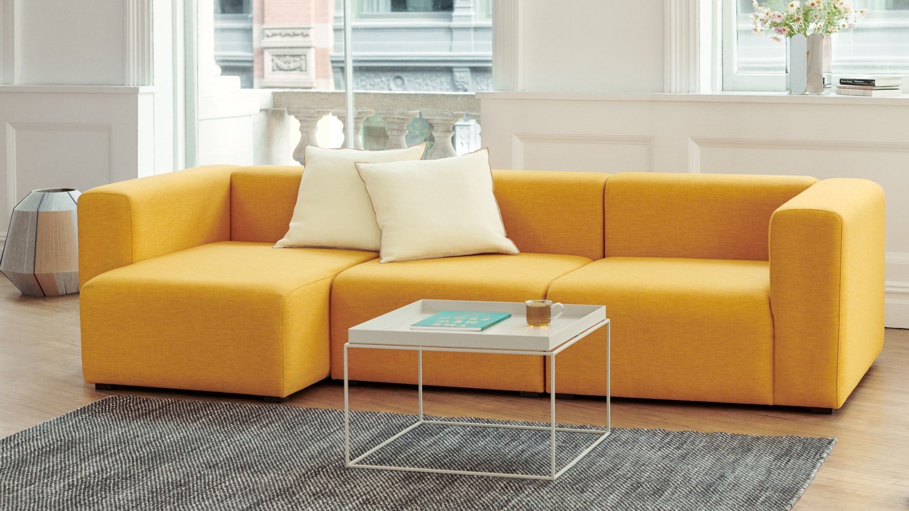 Rectangle Glass Coffee Table Tea Cocktail Table with Metal Frame Living Room 