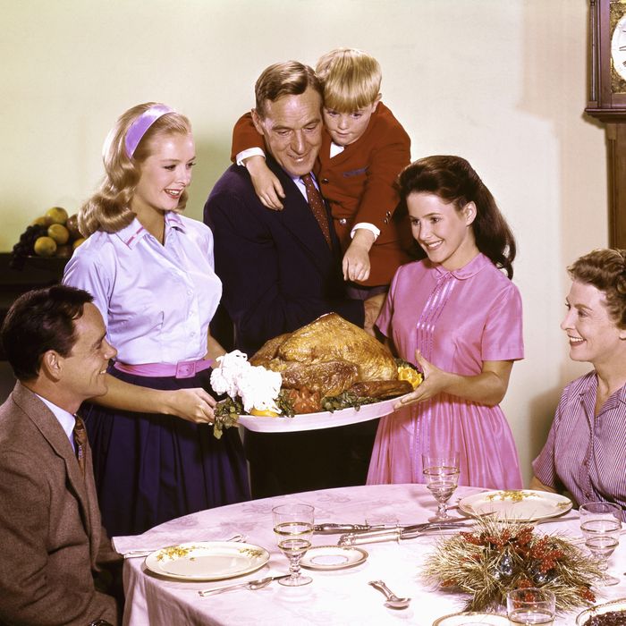 What, you don't color-coordinate your Thanksgiving outfits?