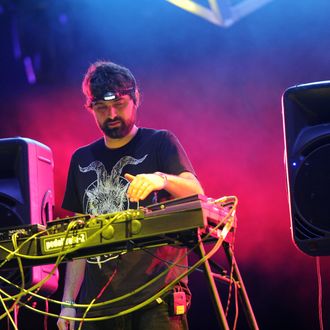 INDIO, CA - APRIL 16: Musical group Animal Collective performs during Day 2 of the Coachella Valley Music & Arts Festival 2011 held at the Empire Polo Club on April 16, 2011 in Indio, California. (Photo by Kevin Winter/Getty Images)