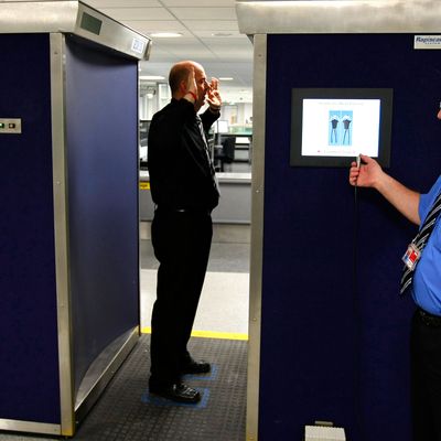 Airport body scans reveal all