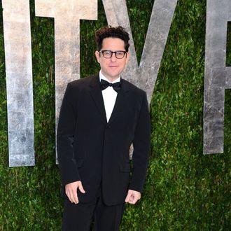 Producer J.J. Abrams arrives at the 2012 Vanity Fair Oscar Party