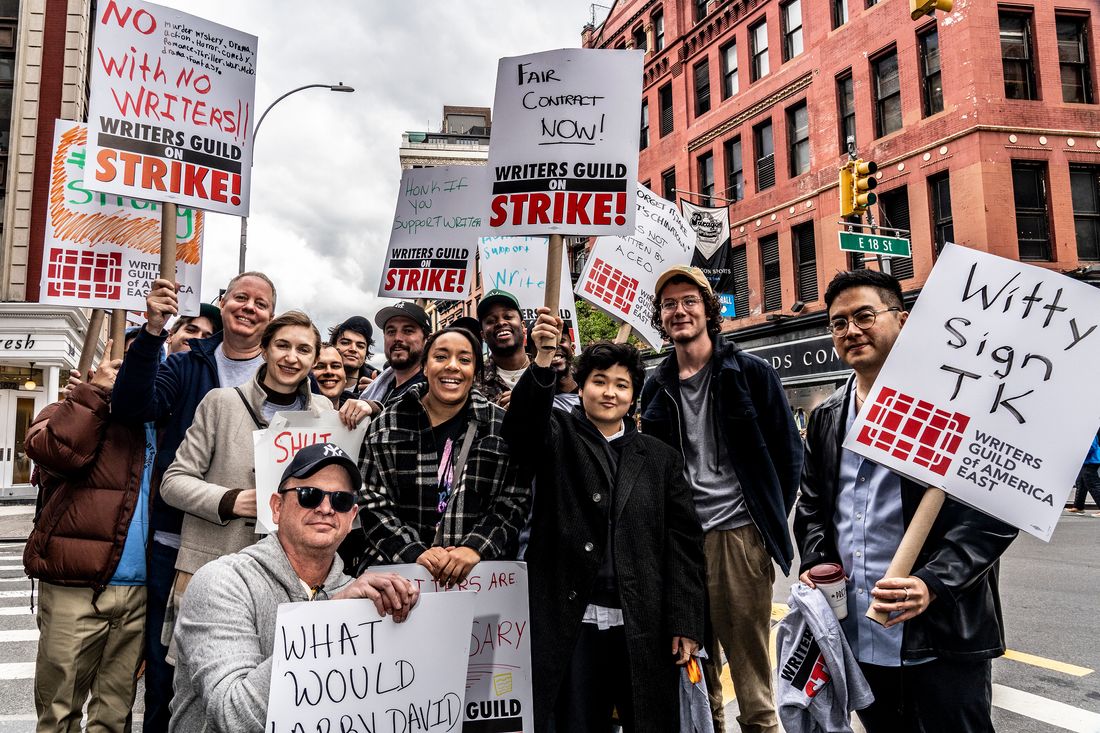 SNL Writers at the 2023 Writers Strike